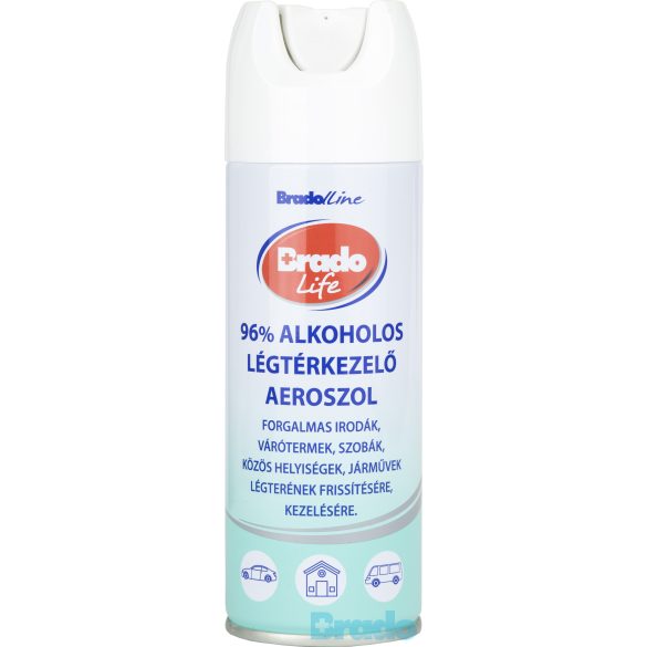 BradoLife 96% alkoholos légtérkezelő aeroszol 200 ml 